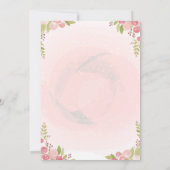 Schattigee Theepot Spring Flowers Baby shower Kaart (Achterkant)