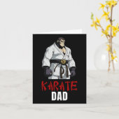 Schattigee Tiger Karate Dad - Funny Martial Arts S Kaart (Gele Bloem)