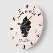 Schattigee tijd om bakkerskeuken te bakken grote klok (Hoek)