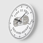 Schattigee tijd om grote klok te breien (Hoek)