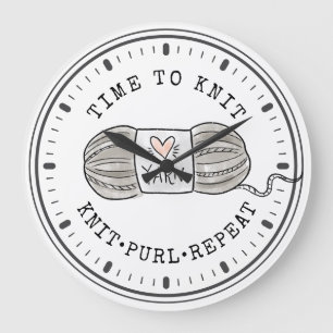 Schattigee tijd om grote klok te breien