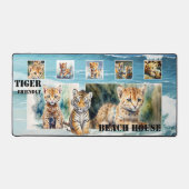 Schattigee Tijger Cubs Foto Beach House Bureaumat (Voorkant)