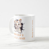 Schattigee tijger in een Mok! Nieuwigheid voor Tig Koffiemok (Voorkant links)