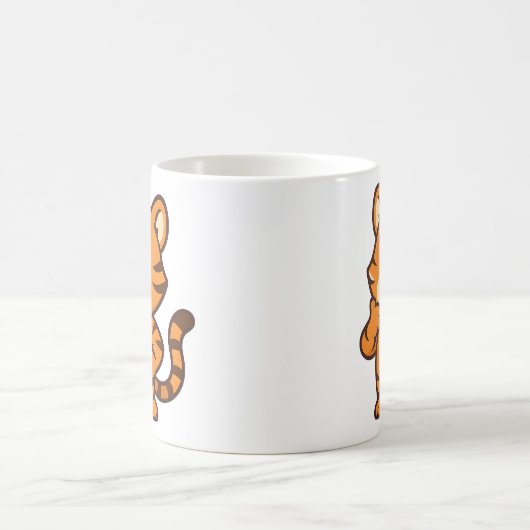 Schattigee Tijger Mok - Schattige Dierlijke Drinkw (Center)