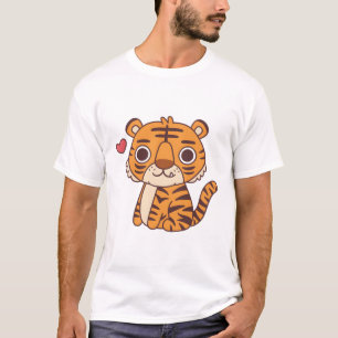 Schattigee tijger t-shirt