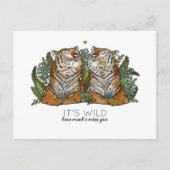 Schattigee tijgers missen je Briefkaart (Voorkant)
