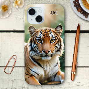 Schattigee tijgerwelp grote kat iPhone 15 case