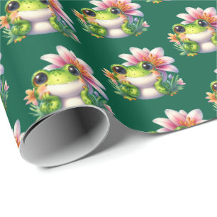 Schattigee Tile Frog Lovers Party Cadeaupapier