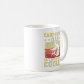 Schattigee Timmerman Cool Dad Retro Gift Koffiemok (Voorkant rechts)