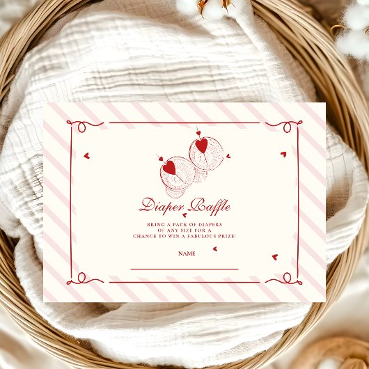 Schattigee Tini One is onderweg naar Diapper Raffl Informatiekaartje