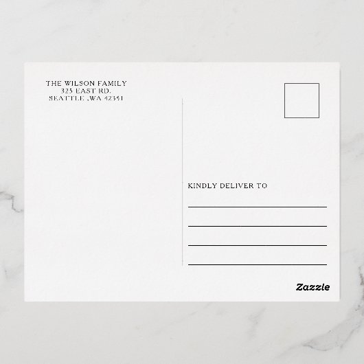 Schattigee Tiny Trees Christmas Feestdagen Foto (Achterkant)