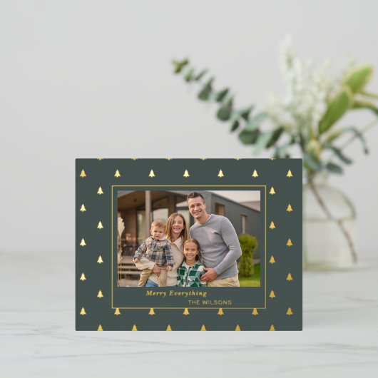 Schattigee Tiny Trees Christmas Feestdagen Foto (Staand Voorkant)