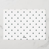 Schattigee Tiny Trees Christmas Feestdagen Foto (Achterkant)