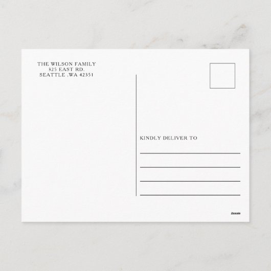 Schattigee Tiny Trees Christmas Feestdagen Foto (Achterkant)