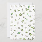 Schattigee Tiny Turtles baby shower uitnodiging (Achterkant)