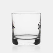 Schattigee toekomst bruidegom trouwnaam toevoegen whisky glas (Links)
