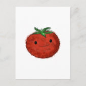 Schattigee Tomaat Waterverf Briefkaart (Voorkant)