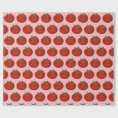 Schattigee Tomaat Waterverf Cadeaupapier (Vlak)