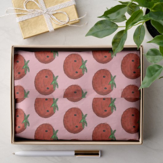 Schattigee Tomaat Waterverf Tissuepapier (Geschenk)