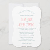 Schattigee Tons van LIEFDE Olifant hart bruiloft u Kaart (Achterkant)