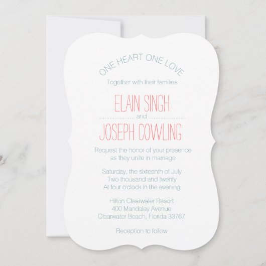 Schattigee Tons van LIEFDE Olifant hart bruiloft u Kaart (Achterkant)