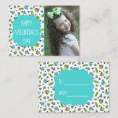 Schattigee Tortelduifjes Valentijnsdag Aangepaste  Notitiekaartje (Voorkant / Achterkant)