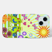 Schattigee Tortelduifjes vectorillustratie Case-Mate iPhone Case (Achterkant (horizontaal))