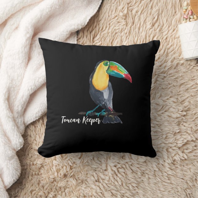 Schattigee Toucan Waterverf Illustratie Kussen (Deken)