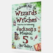 Schattigee tovenaars en heksen acryl bord (Hoek)