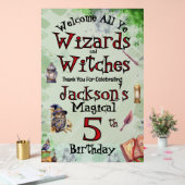 Schattigee tovenaars en heksen acryl bord (Huwelijk)