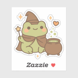 Schattigee tovenaarskikker met toverdrank sticker