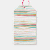 Schattigee Tree Rex Dinosaur Kerstboom Kinderen Cadeaulabel (Achterkant)