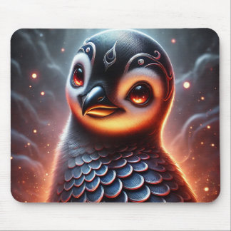 Schattigee trendy Afrikaanse pinguïn | Anime Mouse Muismat