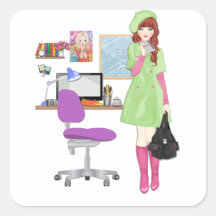 Schattigee trendy blogger Mode influencer meisje