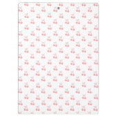 Schattigee trendy gepersonaliseerde kersen klembord (Achterkant)