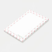 Schattigee trendy gepersonaliseerde kersen post-it® notes (Schuin)