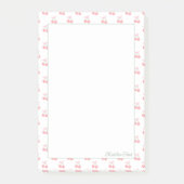 Schattigee trendy gepersonaliseerde kersen post-it® notes (Voorkant)