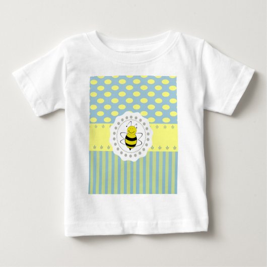 Schattigee trendy girly patroonbij (Voorkant)