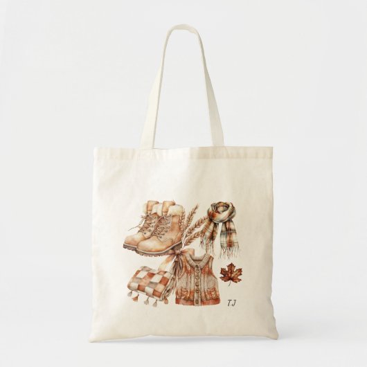 Schattigee trendy Herfst Tote Bag (Voorkant)