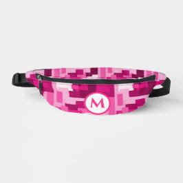 Schattigee Trendy Hot Pink Digitale Camo Patroon M Heuptasje