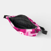 Schattigee Trendy Hot Pink Digitale Camo Patroon M Heuptasje (Open)