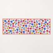 Schattigee trendy lente zomer bloemenpilates yogam yogamat (Voorkant (horizontaal))