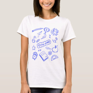 Schattigee Trendy Minimal Line Art Teacher T-shirt