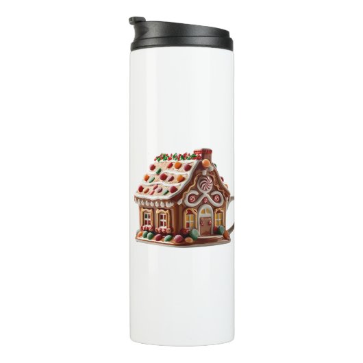 Schattigee trendy moderne grappige Humor vrolijk k Thermosbeker (Geroteerd rechts)