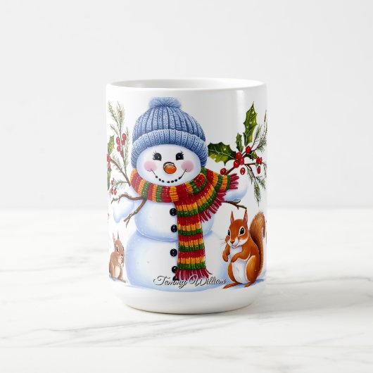 Schattigee trendy moderne grappige kerst koffiemok (Center)