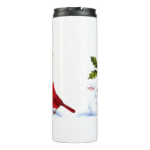 Schattigee trendy moderne grappige kerst thermosbeker (Achterkant)