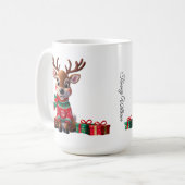 Schattigee trendy moderne Humor Funny Merry Christ Koffiemok (Voorkant links)