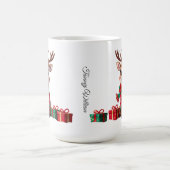 Schattigee trendy moderne Humor Grappige kerst Koffiemok (Center)