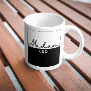 Schattigee trendy moderne Madam CEO Coffee Mok