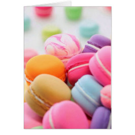 Schattigee Trendy Pastel Kleurrijke Franse Macaron